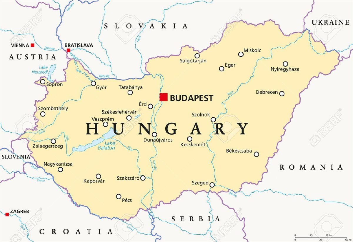Budapeşte konumu dünya haritası