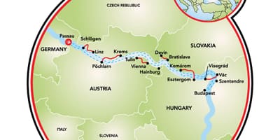 Bisiklet harita Budapeşte